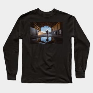 Skateboarding Asbury Park Long Sleeve T-Shirt